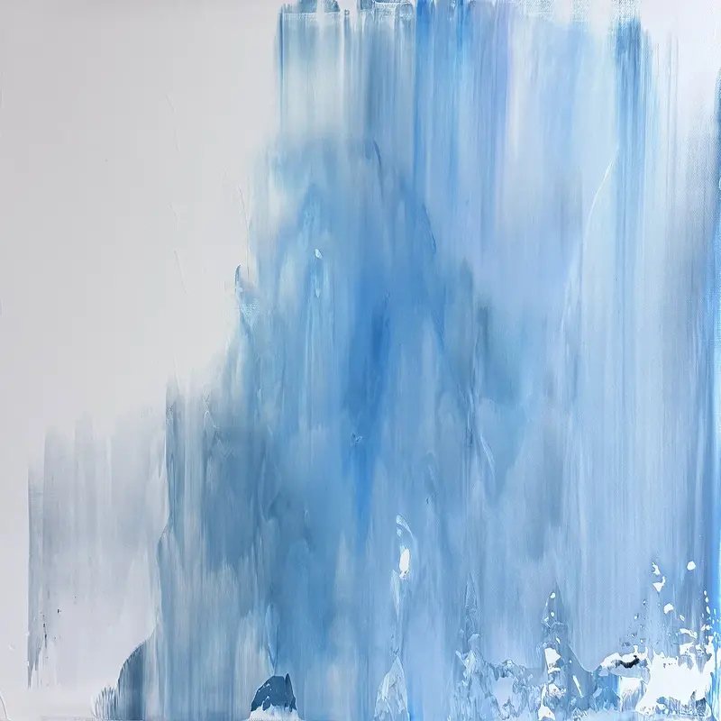 Akrylmålning Närvaro utan form av Stephan Nilsson