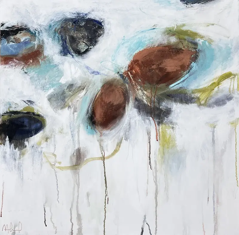 Oljemålning Change av Monica Hagebrand