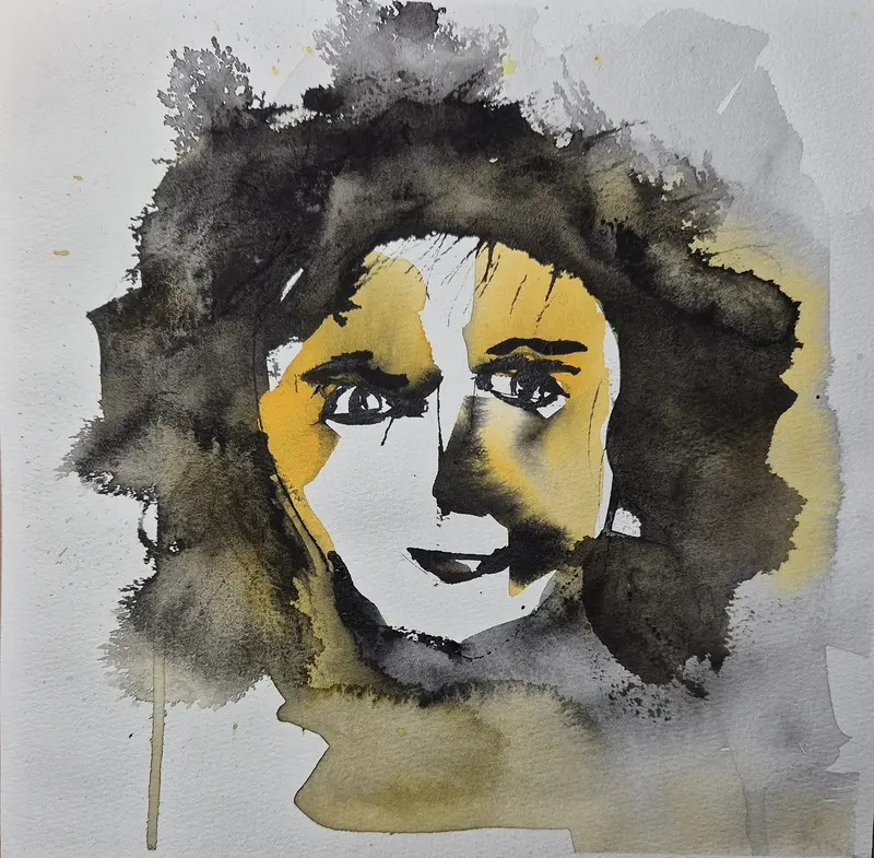 Akvarell Trollungen av Anki Modin