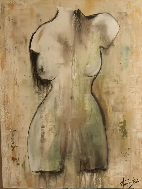 Akrylmålning Akt av Amela Gazic-Begovic