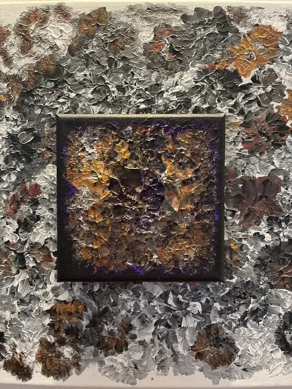 Akrylmålning Senhöst av Lena Bolinder