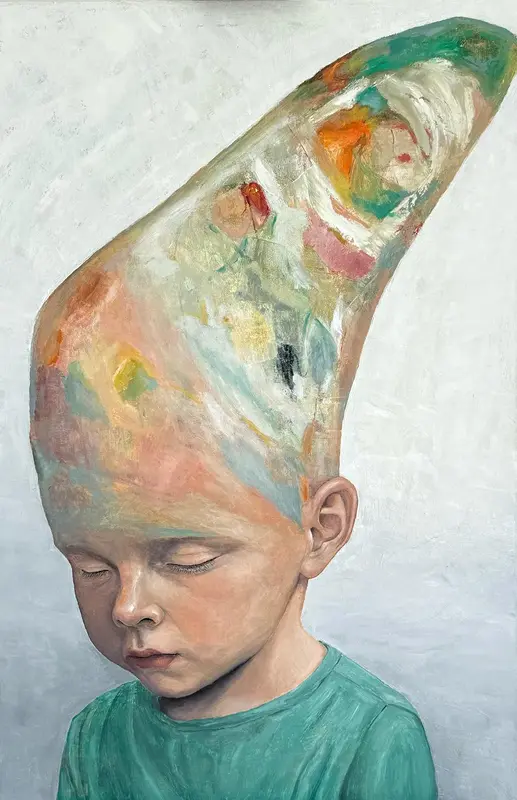 Oljemålning Hybrid av Bogdan Murg-Perlmutter