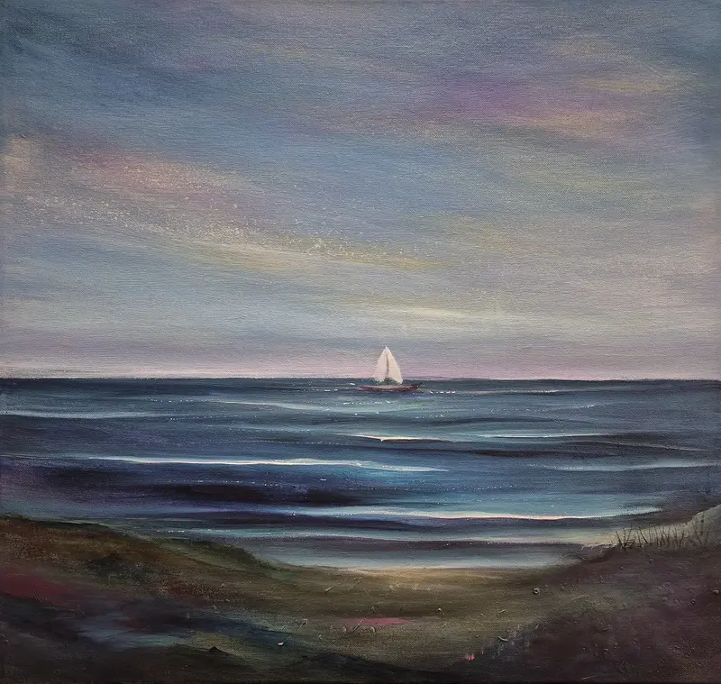 Akrylmålning Peace within av Annica Andersson