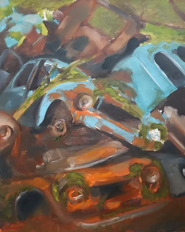 Oljemålning av Ronja Bohlin