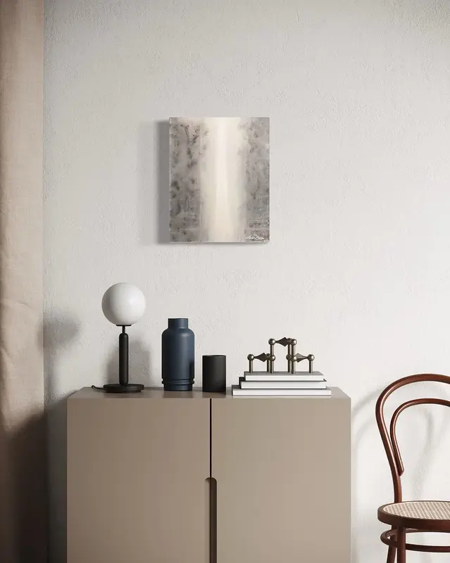 Oljemålning Power of the light av Malin Sahlén