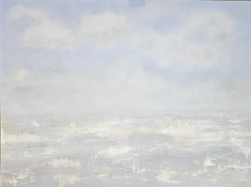 Akrylmålning The song of the ocean av Emma Holmqvist