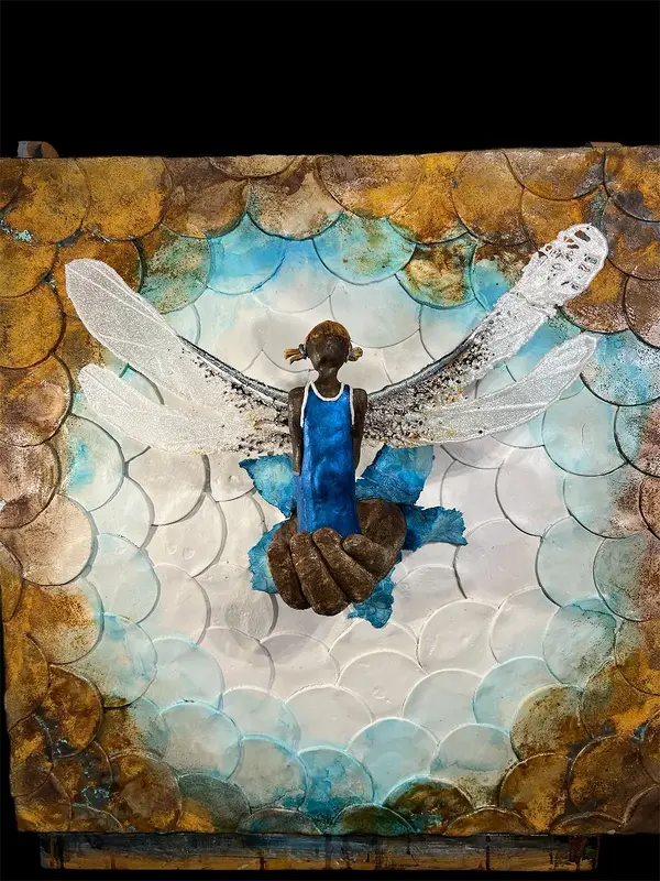 Skulptur THE WEIGHT OF A SOUL av Elisabeth Ohlström