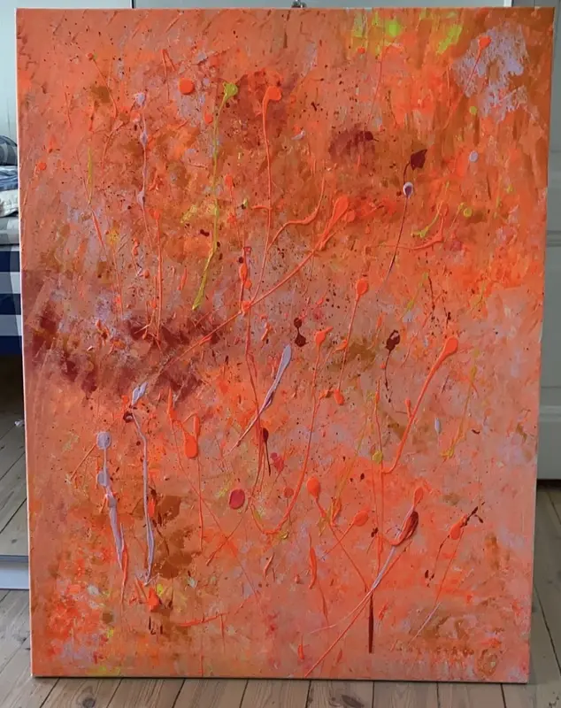 Akrylmålning av Viktorija Mirkov