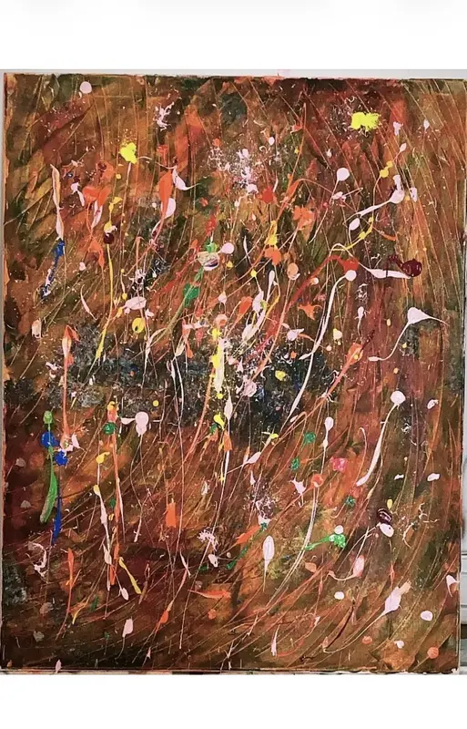 Akrylmålning av Viktorija Mirkov