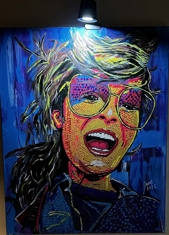 Akrylmålning Carols av Jonas Kihlman