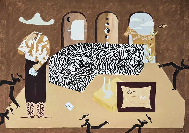 Fine art print - I have a whole universe in my mind av Hannah Davies