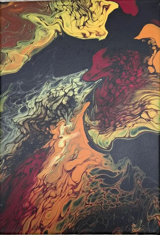 Akrylmålning av Belinda Jörgensen