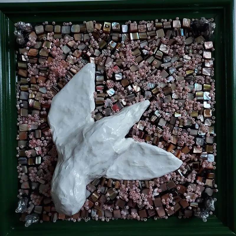 Skulptur Duva av Carina Lönngren