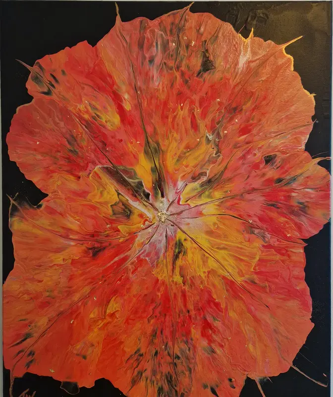 Akrylmålning Colors of my mind av Art_by_theresew Vesterlund