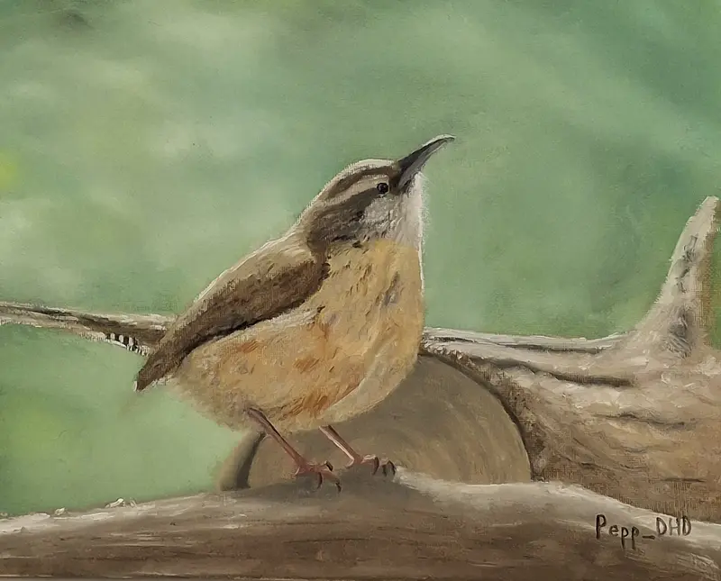 Oljemålning Karolinagärdsmyg av Pepp_dhd