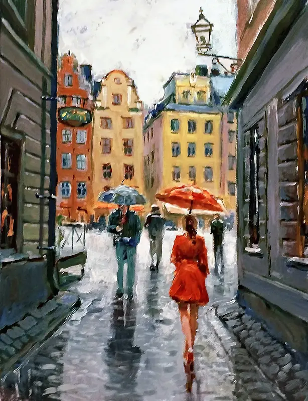 Oljemålning av Dimitri Zukov