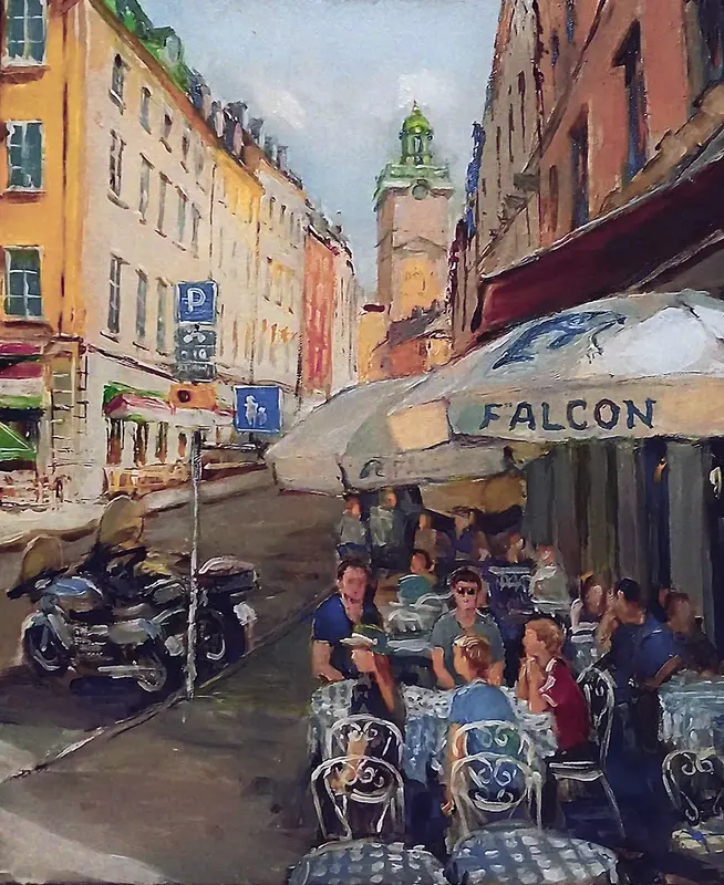 Oljemålning av Dimitri Zukov