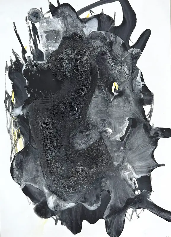 Akrylmålning Untitled av Marie Eriksson