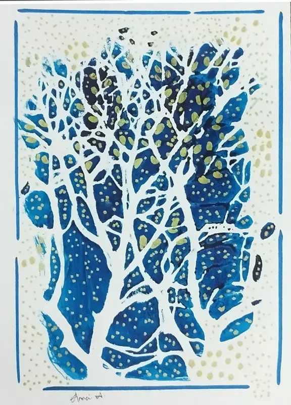 Akvarell av Ann-Christin Andersen