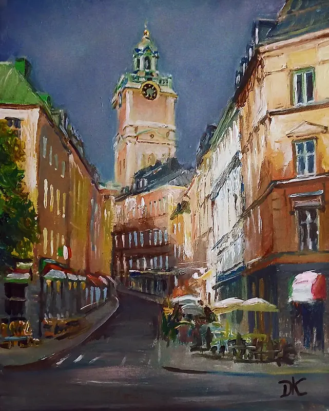 Oljemålning av Dimitri Zukov