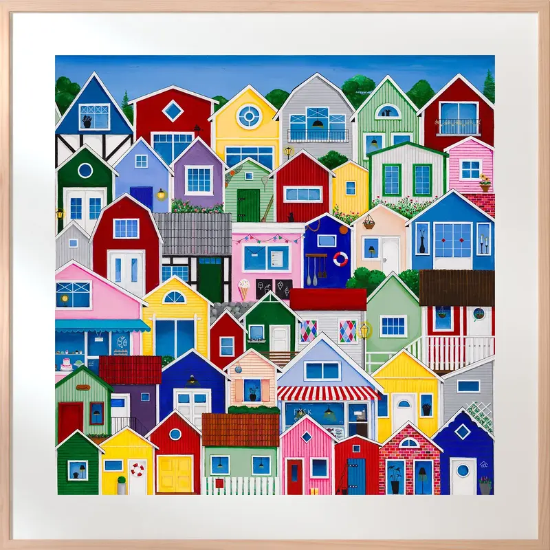 Sommarstället - Limited Edition Fine Art av Elis Ali