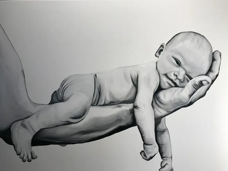 Oljemålning av Christoffer Malmgren