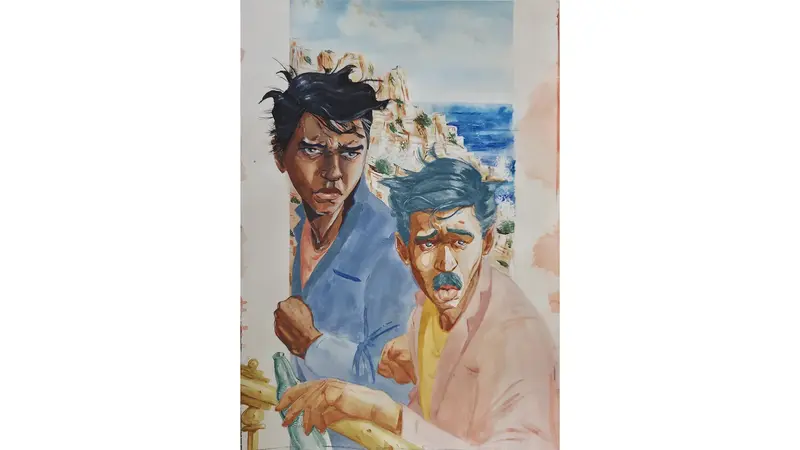 Akvarell Sedd av Zacharias Fransson