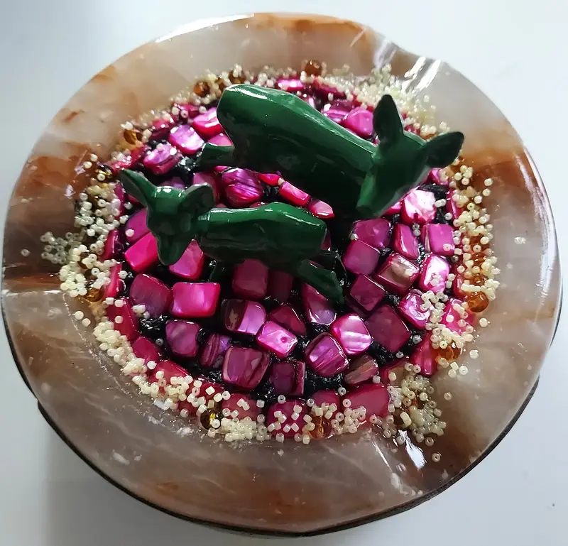 Skulptur Rådjur av Carina Lönngren