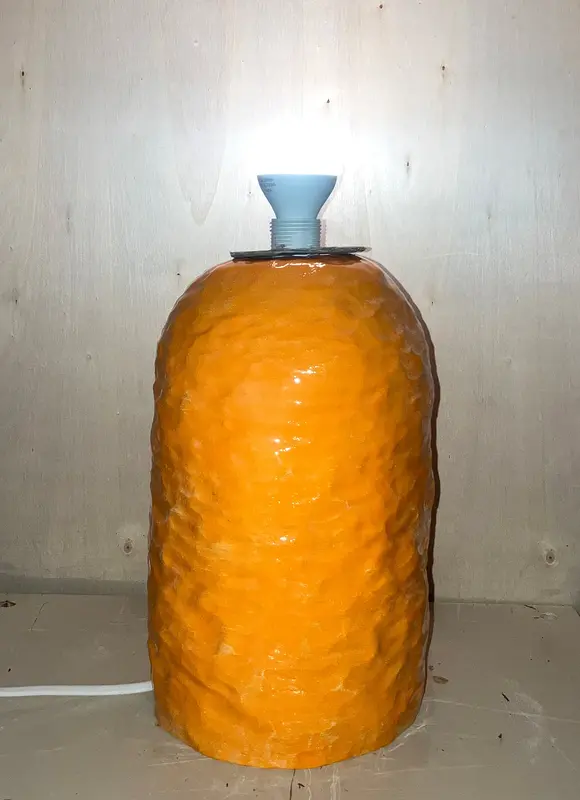 Lampa keramik Orange av Veronika Öberg