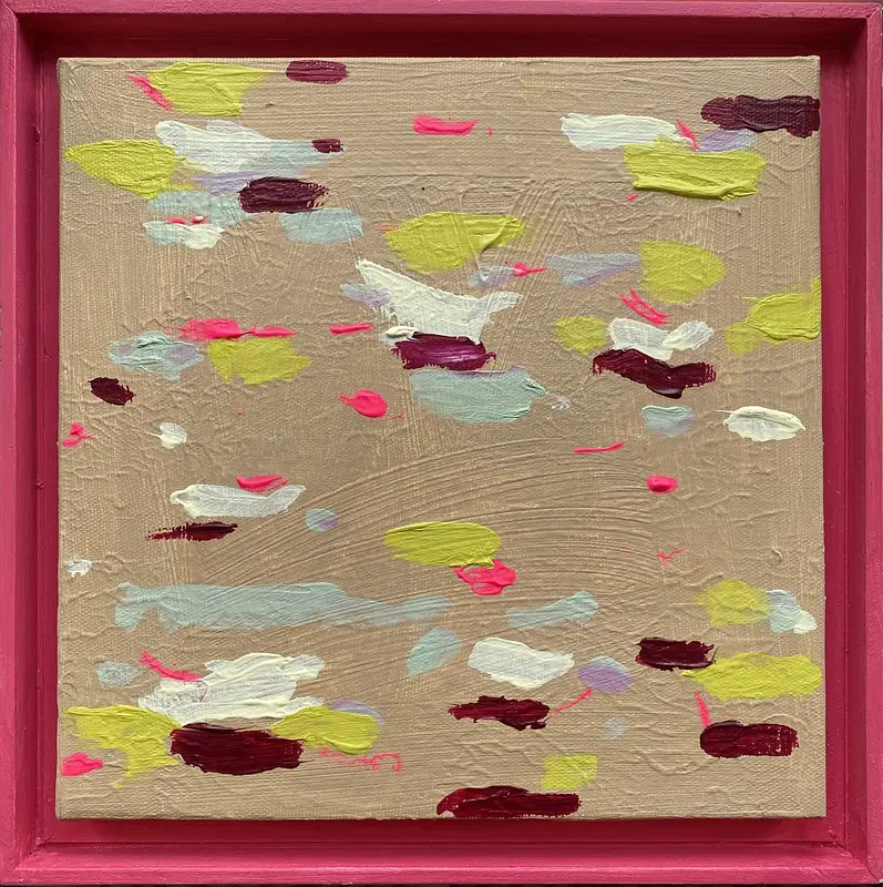 Akrylmålning Blänk av Linnea Larsson