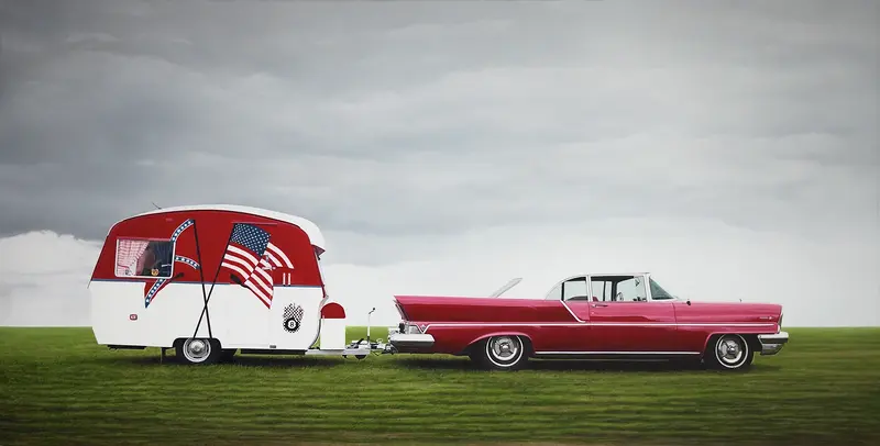 Oljemålning Home Sweet Home av Anna C Eriksson