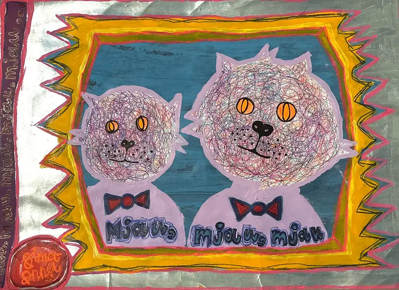 Mjau, mjau, mjau. av Alma-Anna Andersson