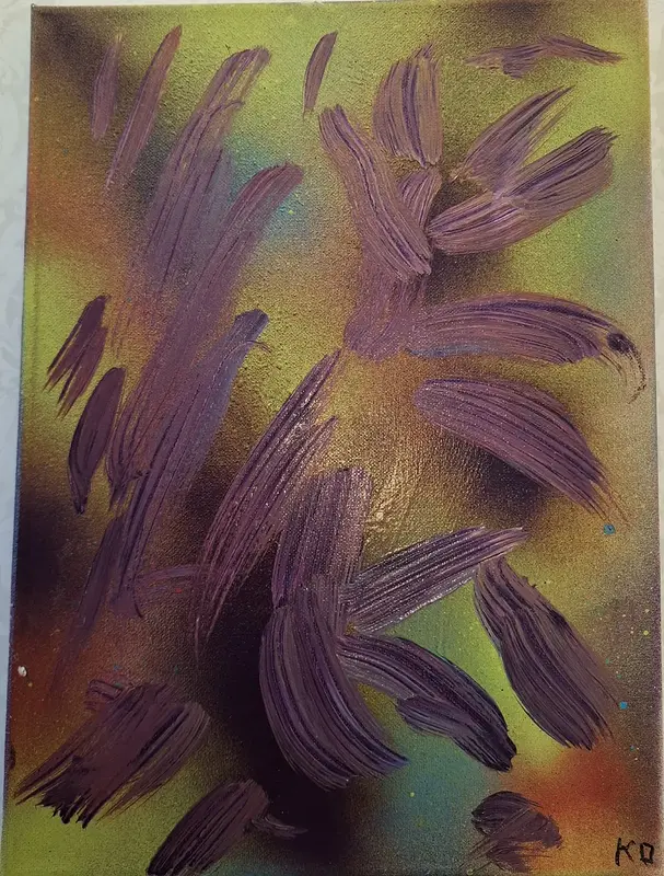 Akrylmålning En mjuk  start av Kenneth Dafgård