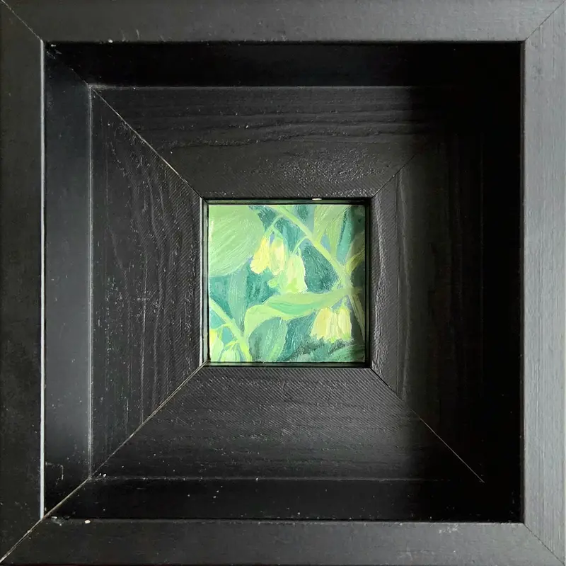 Oljemålning Green fairy av Anastasiia Mazeina