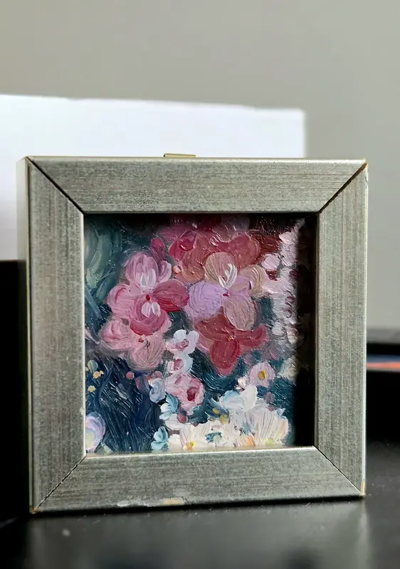 Oljemålning Gentle touch av Anastasiia Mazeina