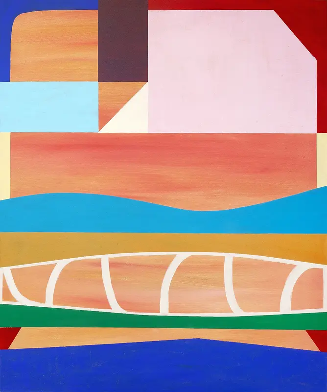 Akrylmålning Reefs and Waves av Tommy Lennartsson