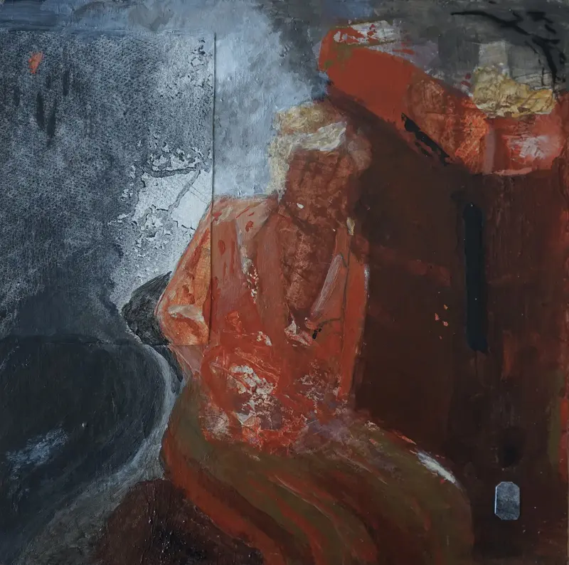 Akrylmålning The passage of time av Magnus Lindblom