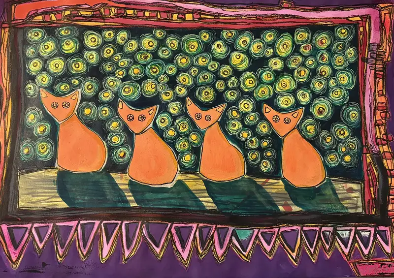 Fyra katter av Alma-Anna Andersson