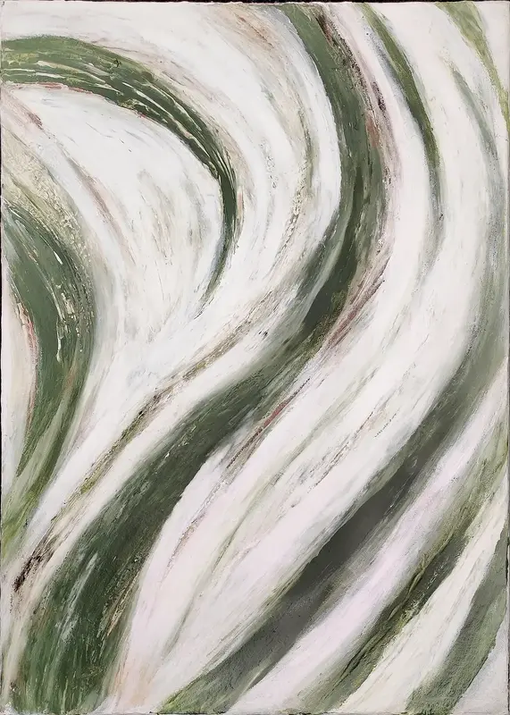 Akrylmålning 110 Bewegung I av Carolina Kotlinska