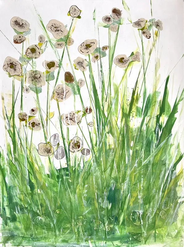 Akrylmålning Green Gables av Helena Renström