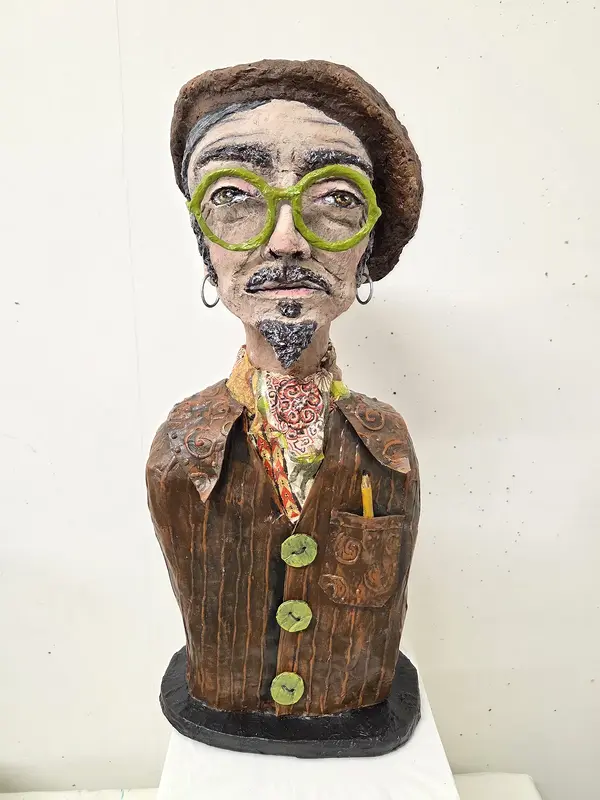 Skulptur Kurt av Helena Andreasson