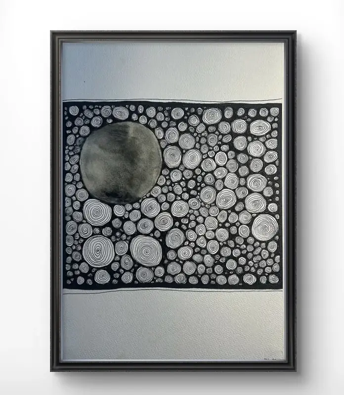 Mönster i grått av Johanna Norrgård