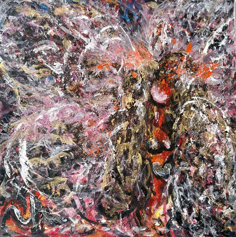 Oljemålning Morkullan av Linda Abrahamsson La Arts Sweden