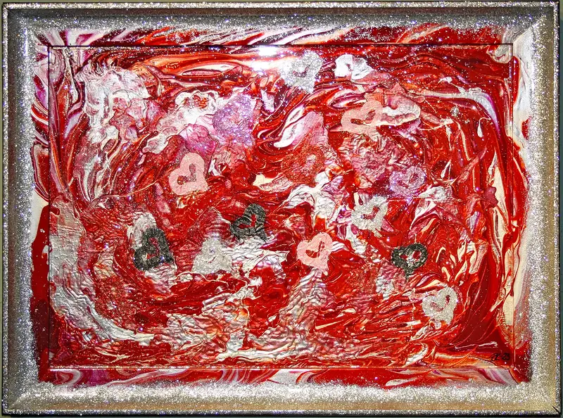 Akrylmålning Endless Love av Richard Klarby