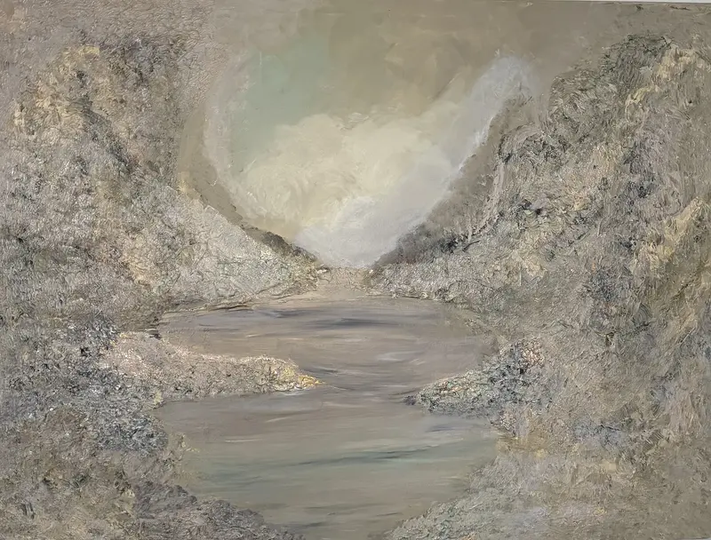 Akrylmålning Omnia av Monia Nekach