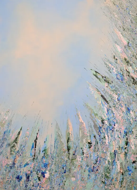 Akrylmålning Summer Morning av Nathalie Palmaer