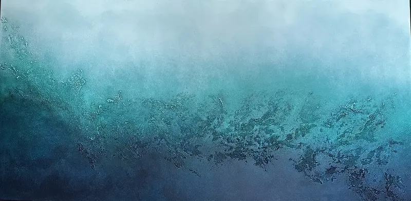 Akrylmålning Submerged av Nicole Månsson