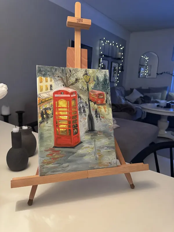 Oljemålning London av Terese Ljungqvist
