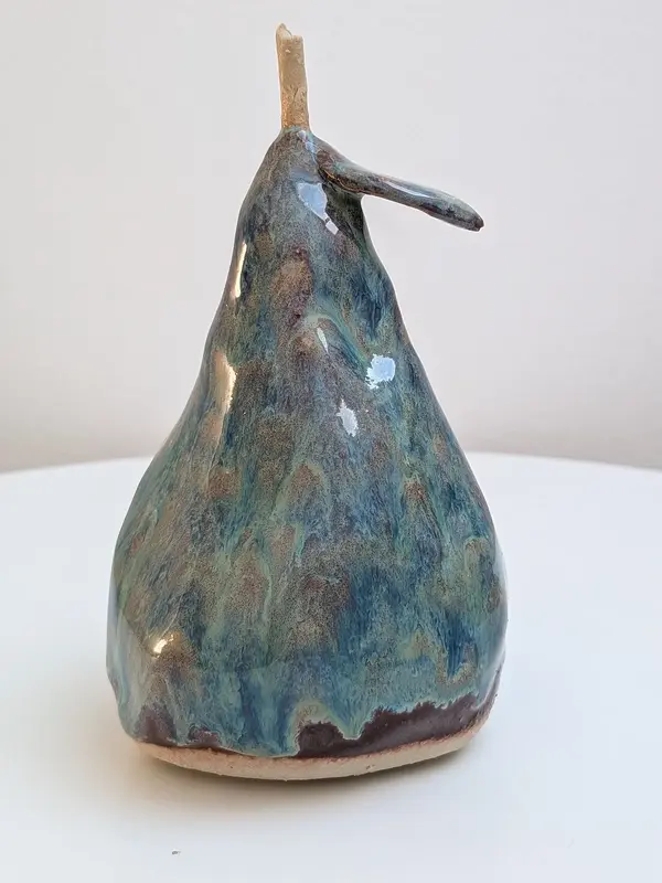 Skulptur Vinterpäron av Jeanette Svensson