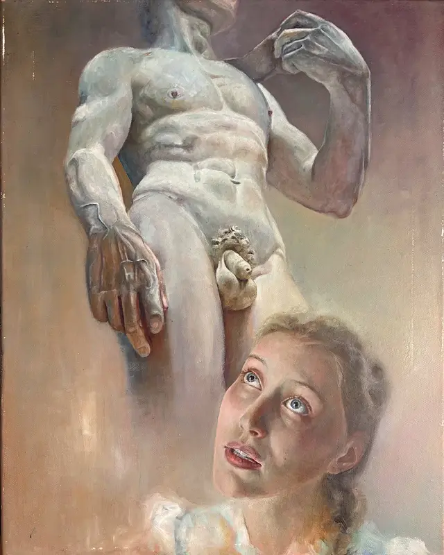 Oljemålning David av Anastasiya Kostyuk